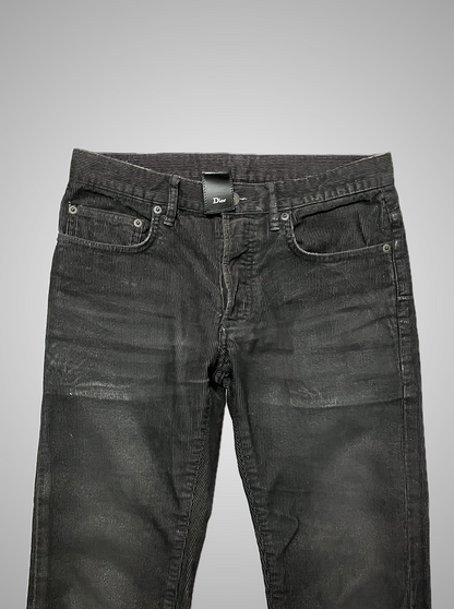Dior Homme AW08 Luster Waxed Corduroy Denim