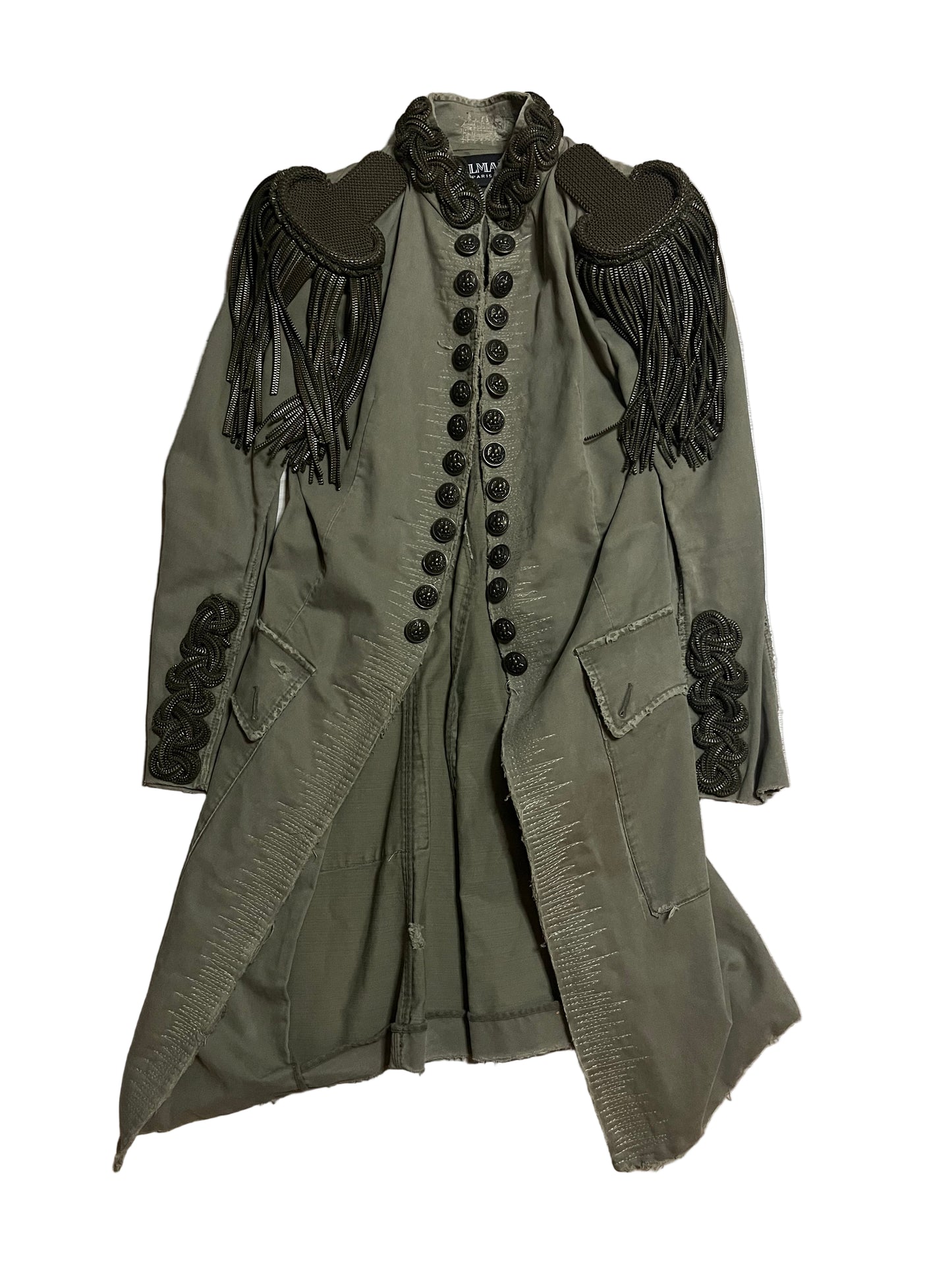 Balmain SS10 Military Coat