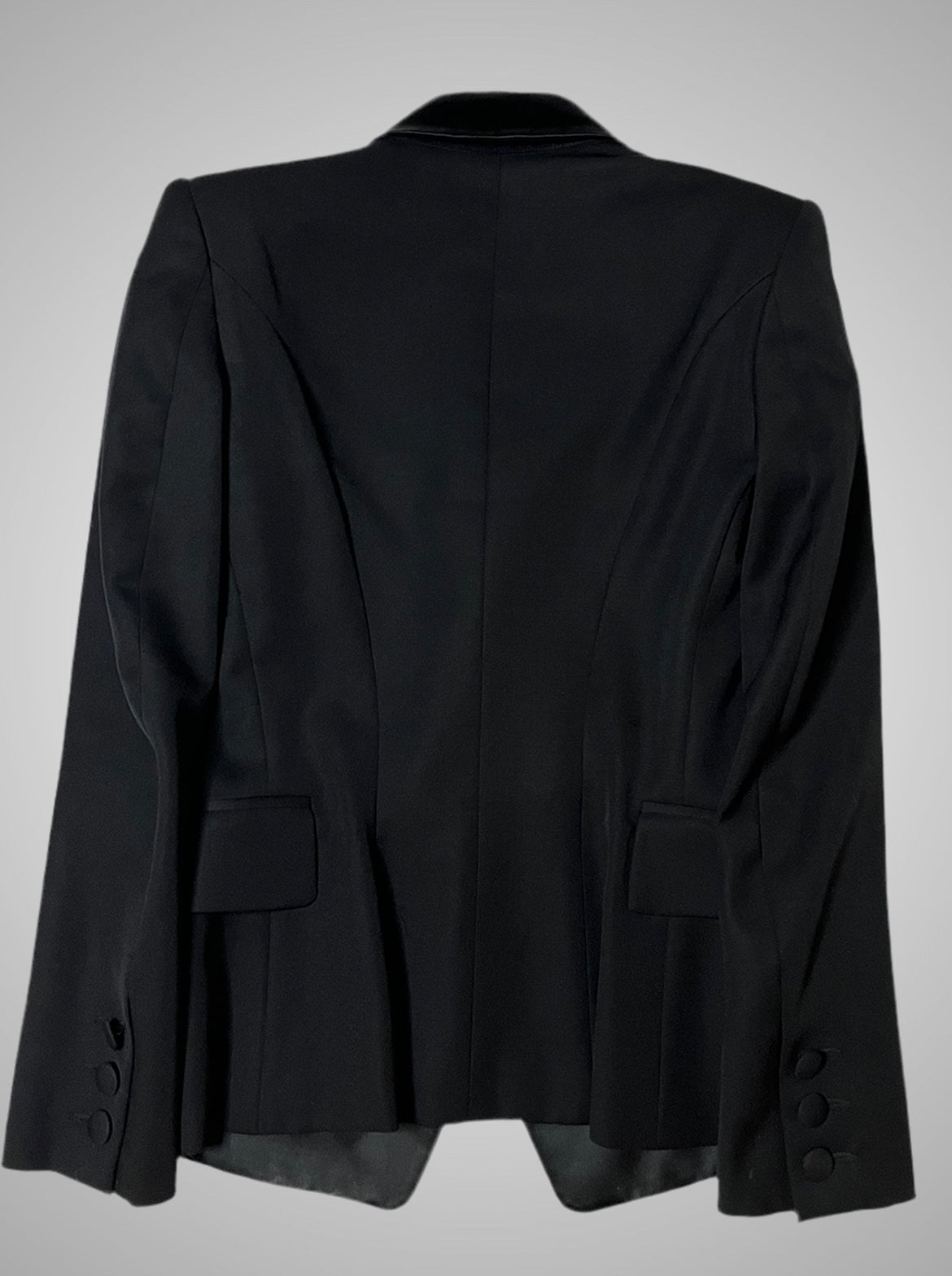 Balmain FW07 Peak Shoulder Smoking Blazer