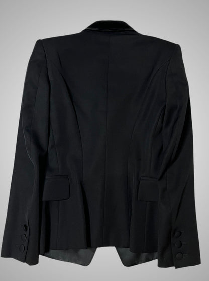 Balmain FW07 Peak Shoulder Smoking Blazer