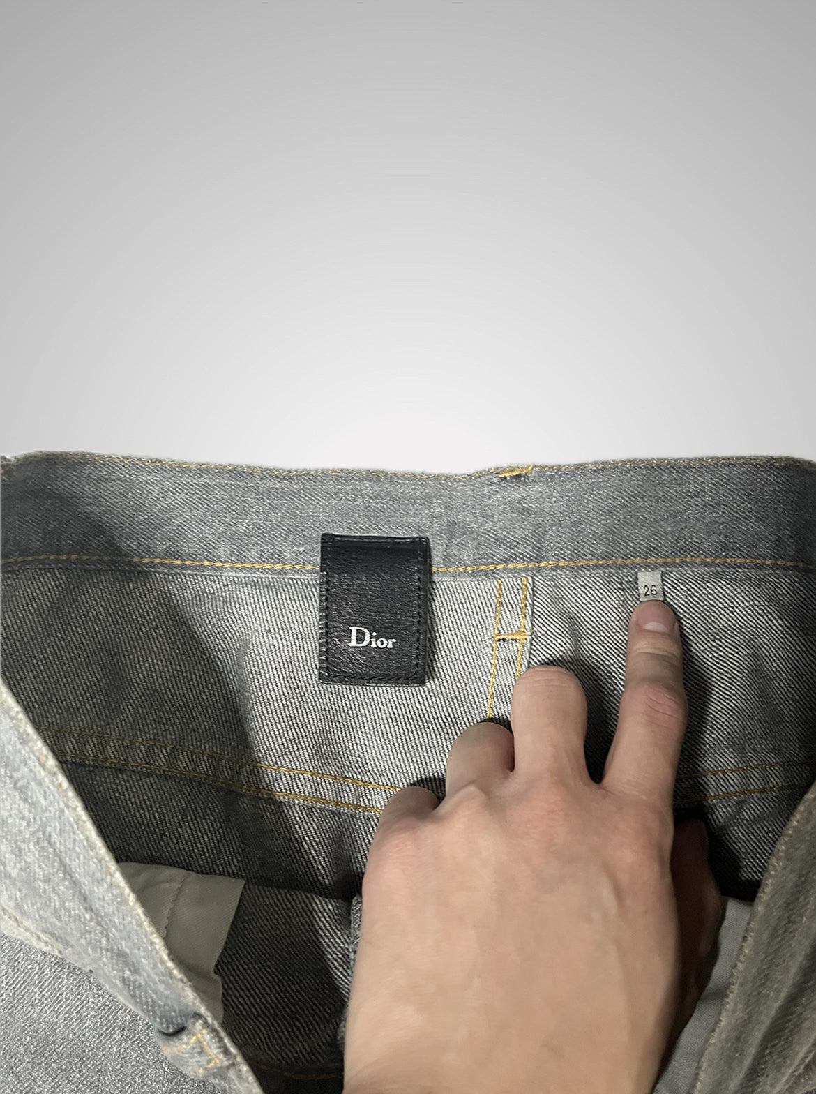 Dior Homme AW06 These Grey Days Denim