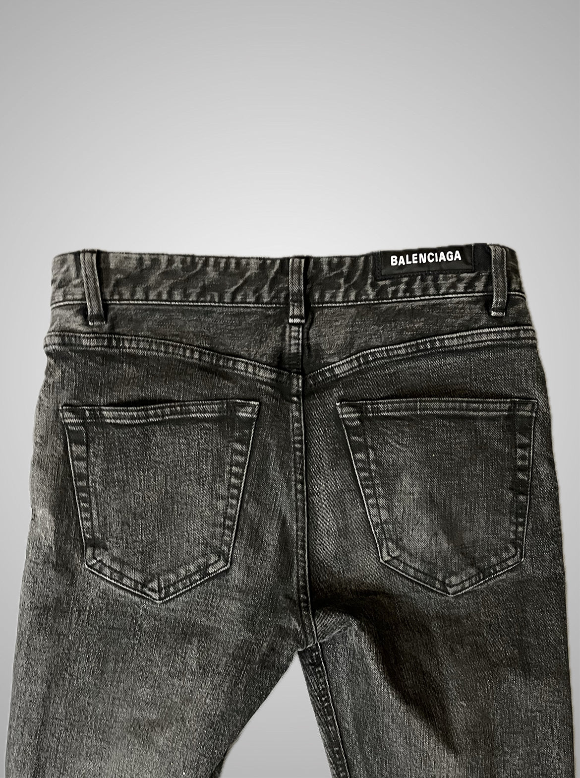 Balenciaga 2019 Lowrise Skinny Bootcut Flare Denim