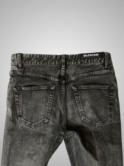 Balenciaga 2019 Lowrise Skinny Bootcut Flare Denim