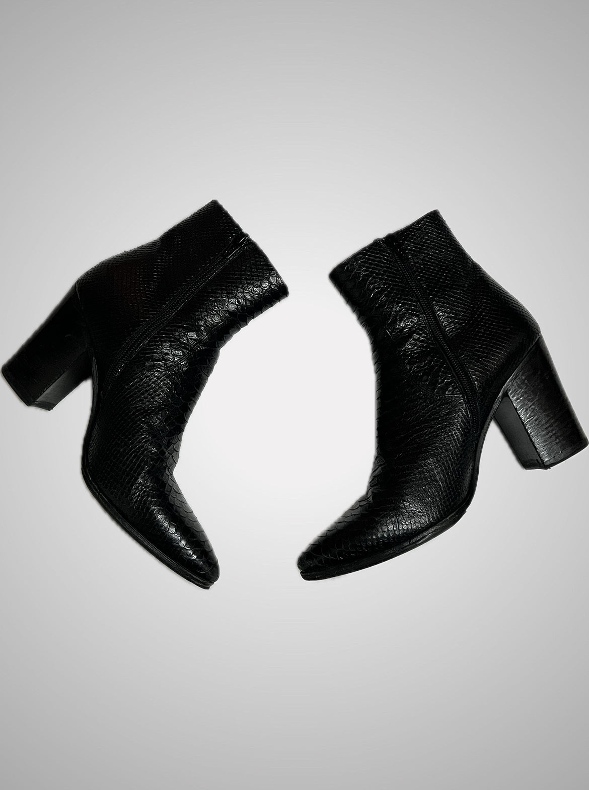 Saint Laurent Paris FW15 Python French 85 boots