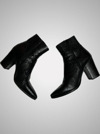 Saint Laurent Paris FW15 Python French 85 boots