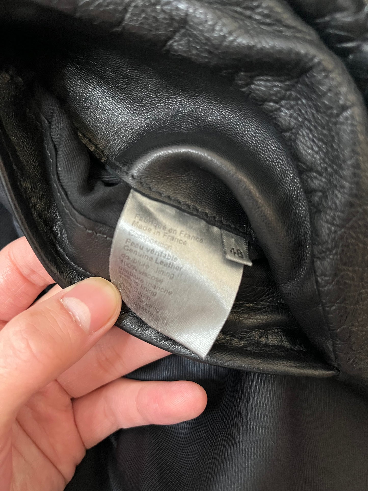 Dior Homme AW06 These Grey Days Leather Jacket