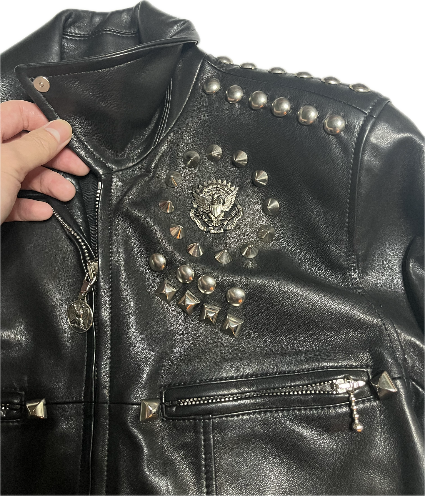 Balmain SS11 Sid Vicious Studded Leather Jacket