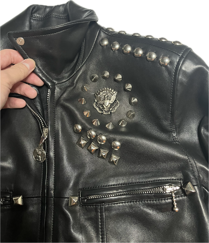 Balmain SS11 Sid Vicious Studded Leather Jacket