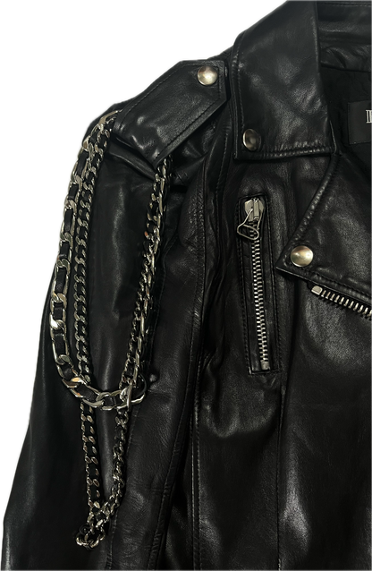 Balmain SS09 Chain Leather Jacket