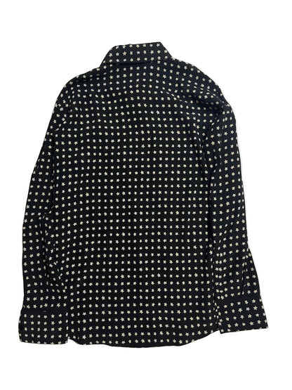 Saint Laurent Paris SS19 Star Silk Shirt