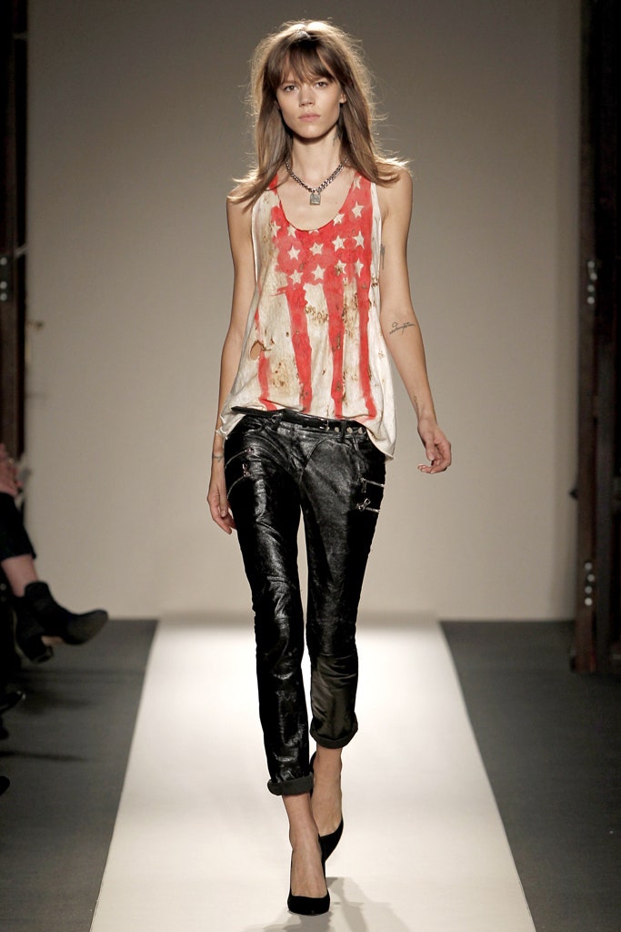 Balmain SS2011 American Flag Tank Top
