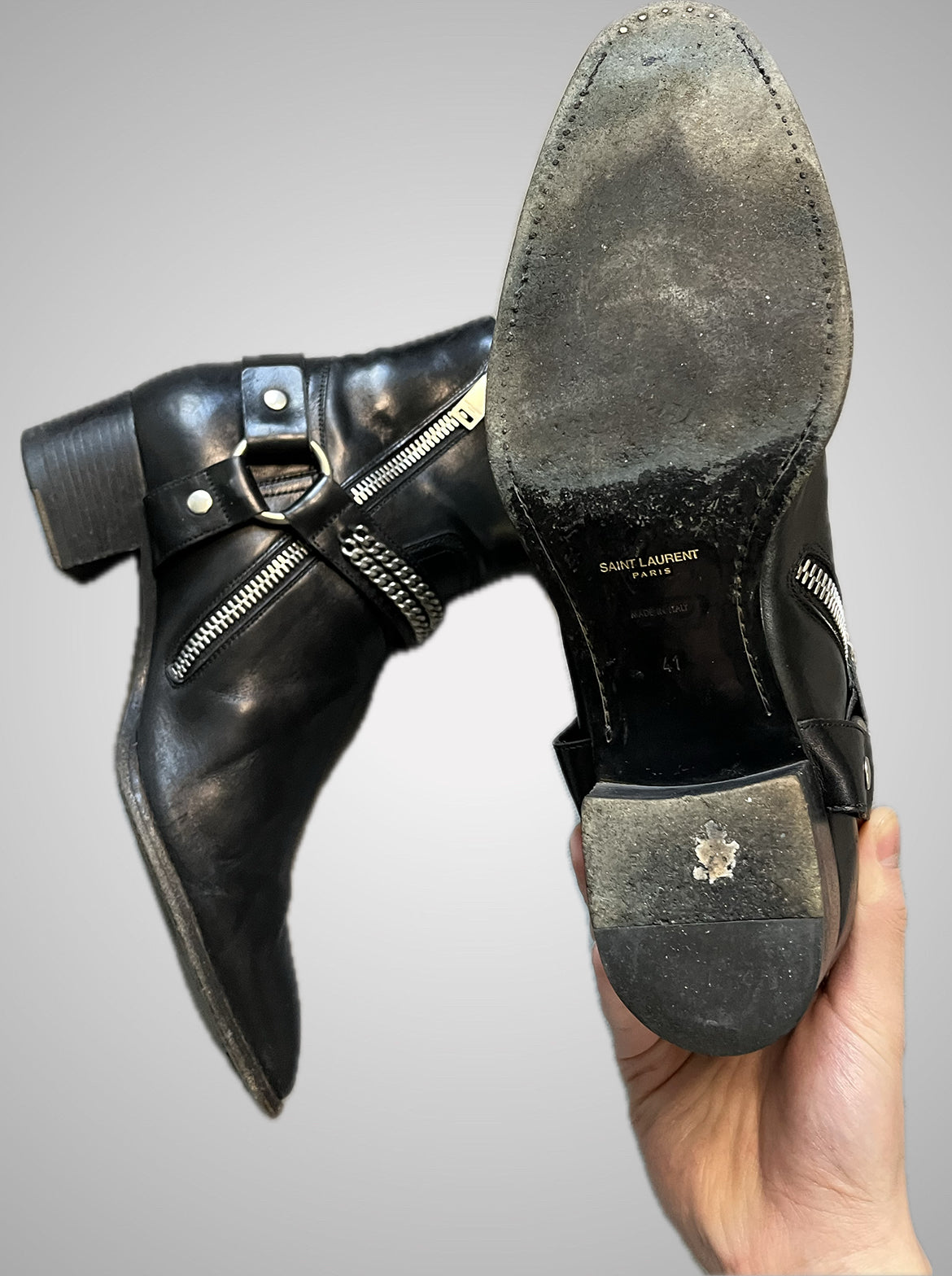 Saint Laurent Paris FW13 Chain Harness Wyatt