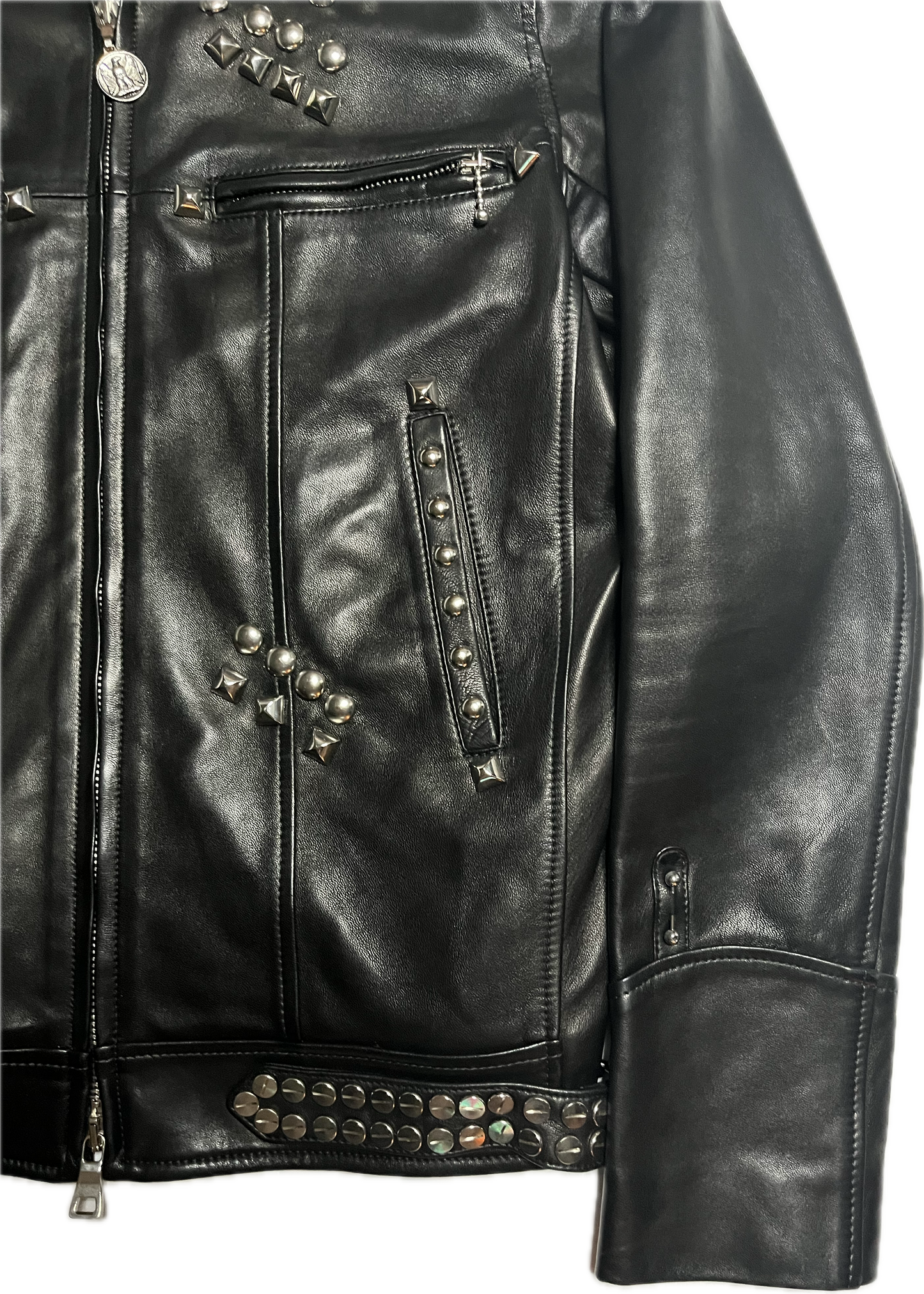 Balmain SS11 Sid Vicious Studded Leather Jacket