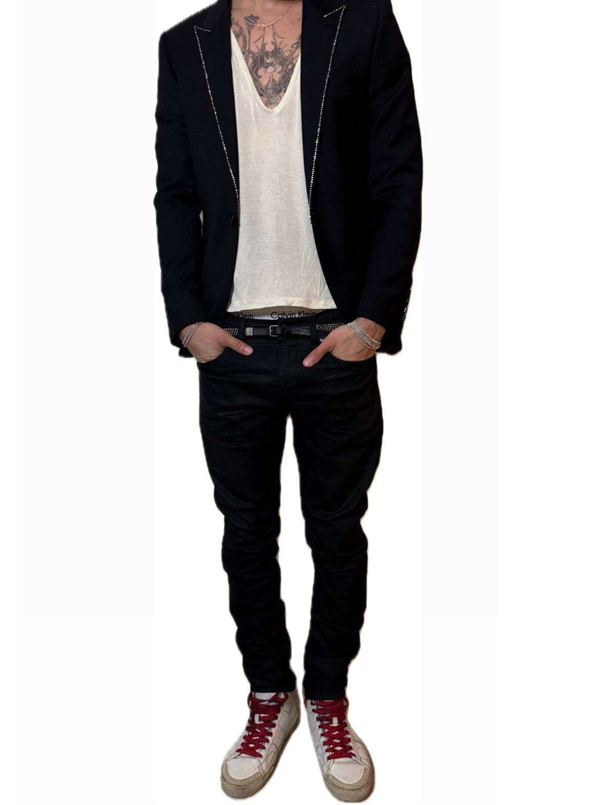 Saint Laurent Paris SS13 Chain Link Belt