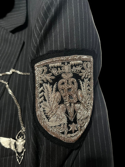 Balmain SS10 Chain Emblem Blazer