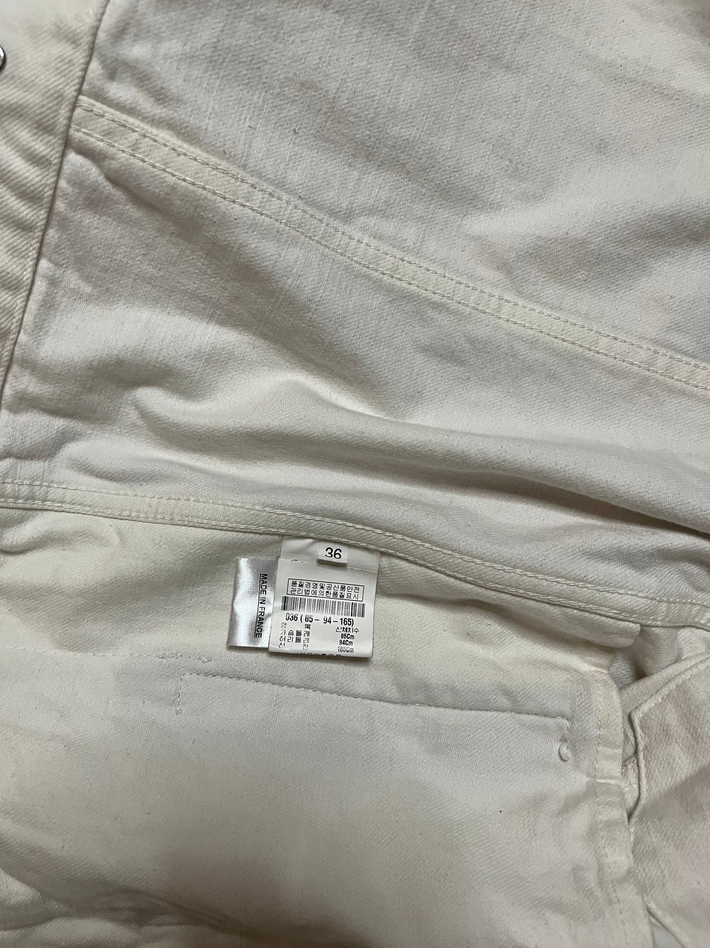 Balmain SS11 Safety Pin American Flag Denim Jacket