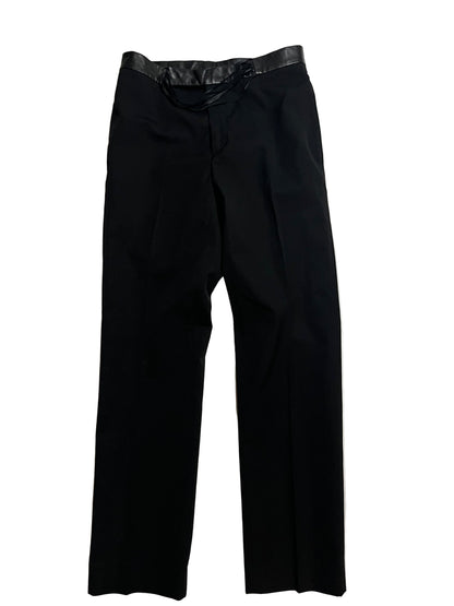 Dior Homme SS04 Strip Leather Dress Pants