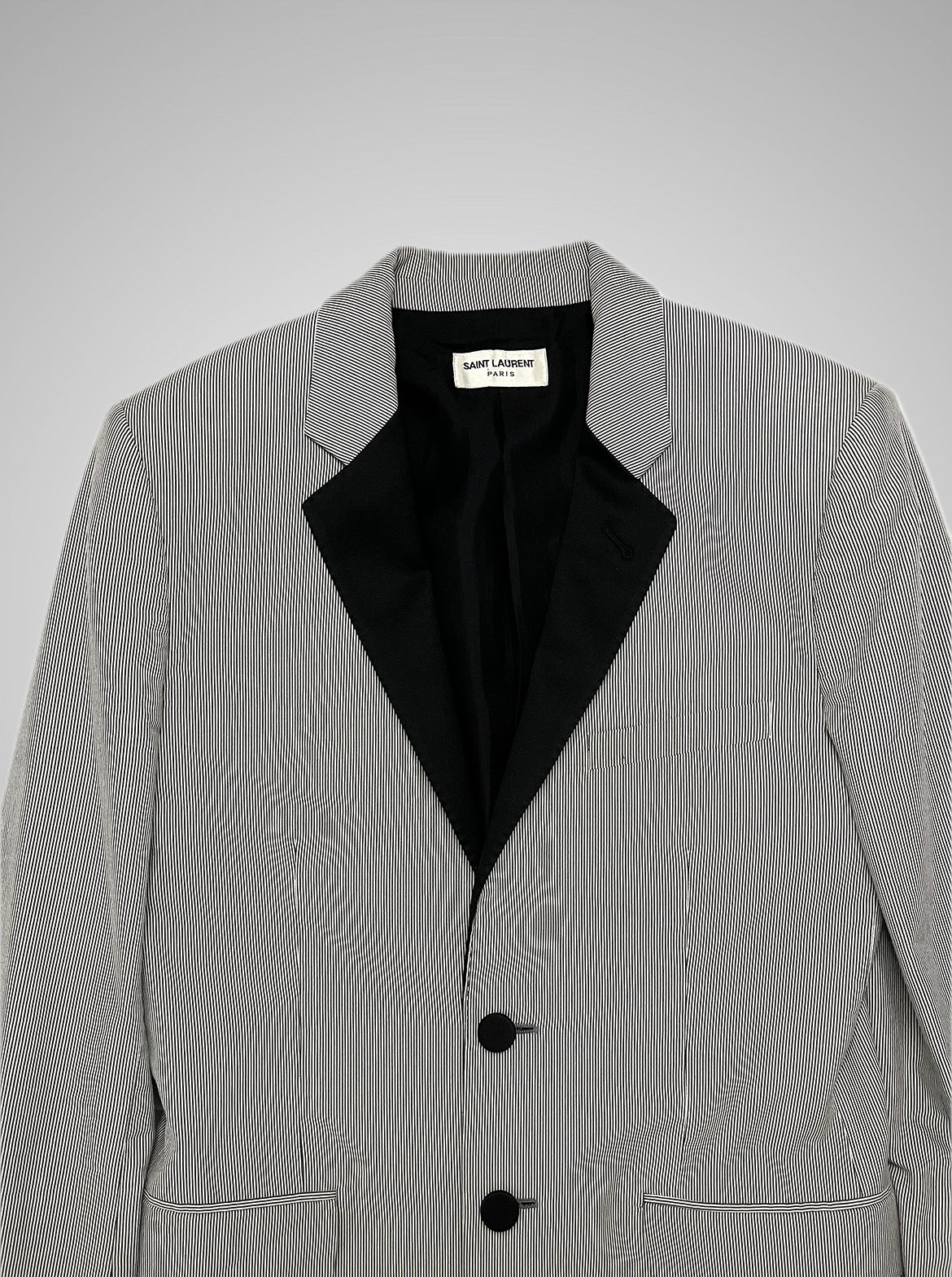 Saint Laurent Paris SS16 Runway Tuxedo Blazer