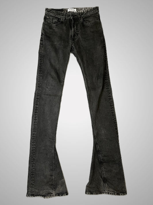 Balenciaga 2019 Lowrise Skinny Bootcut Flare Denim