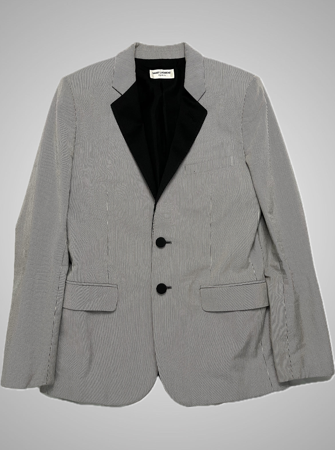 Saint Laurent Paris SS16 Runway Tuxedo Blazer