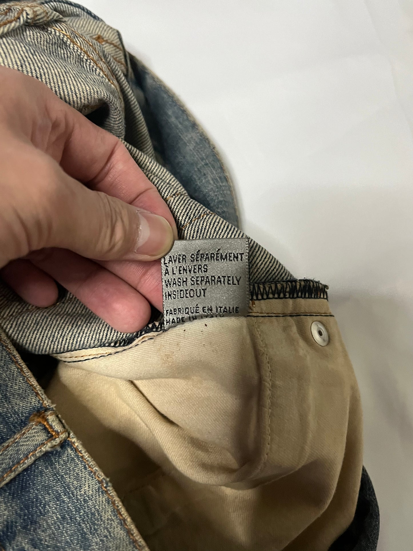 Dior Homme SS06 Rust Denim