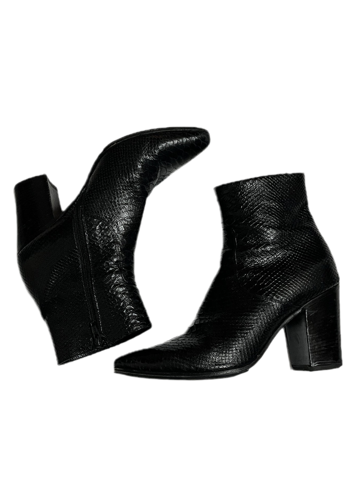 Saint Laurent Paris FW15 Python French 85 boots