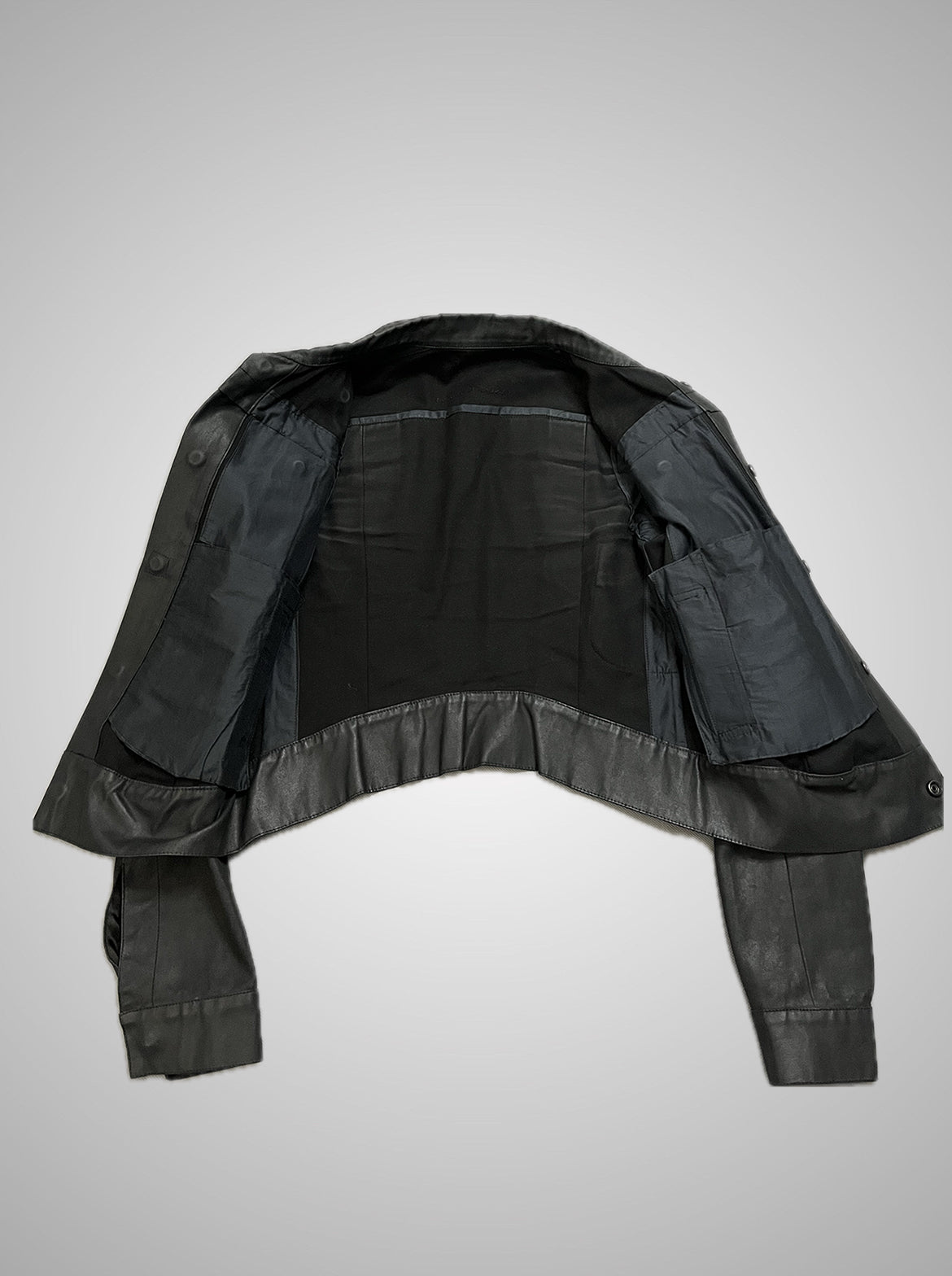 Rick Owens SS03 Suckerball Waxed Denim Jacket