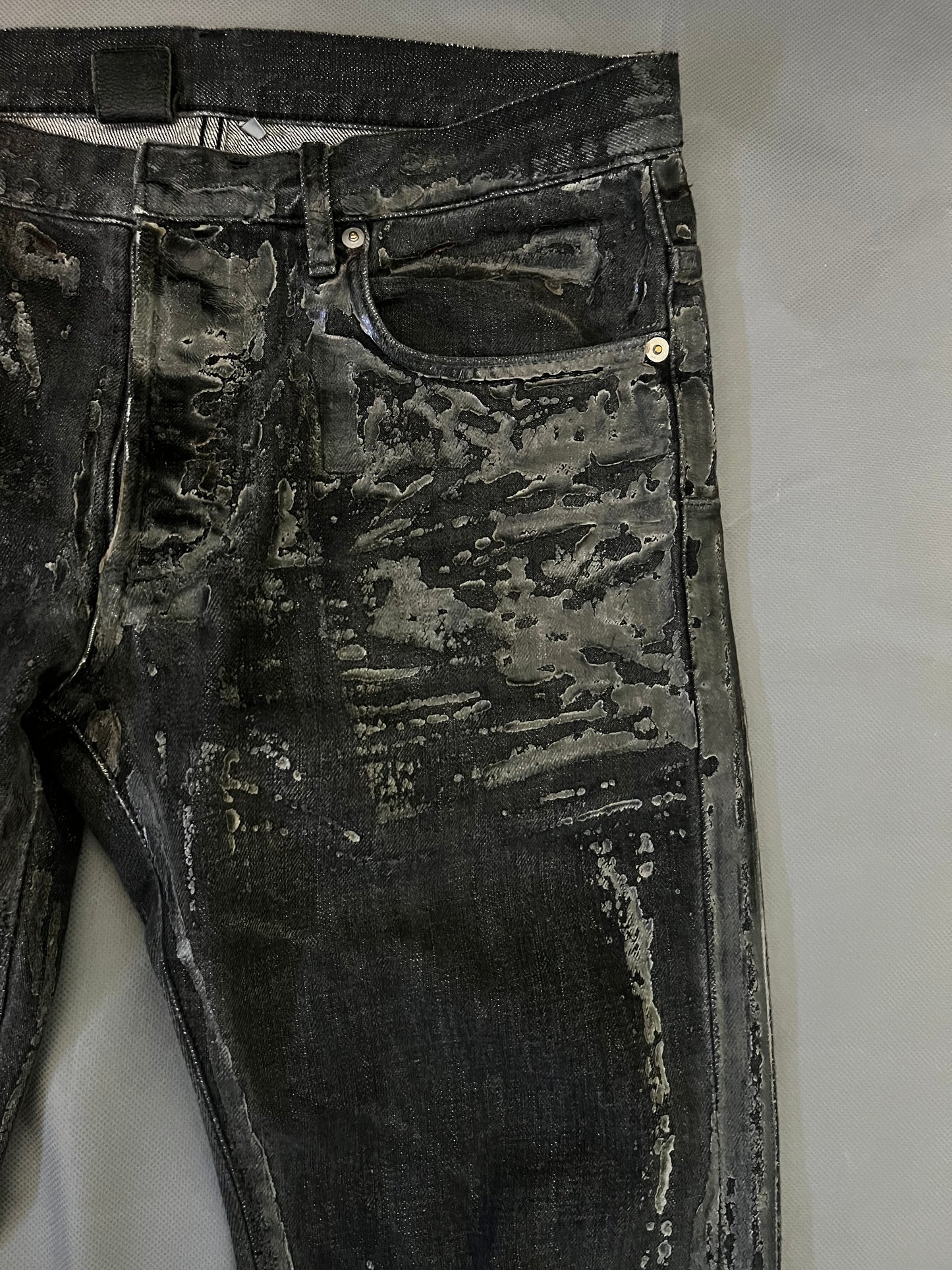 Dior Homme Luster AW08 Waxed Denim