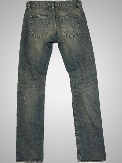 Saint Laurent Paris SS15 Crash Denim