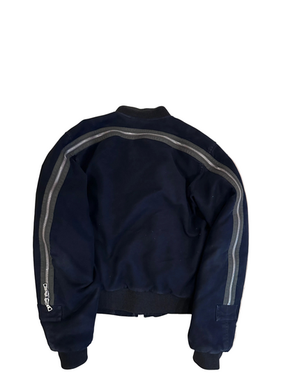 Dries Van Noten AW14 Moleskin Backzip Bomber