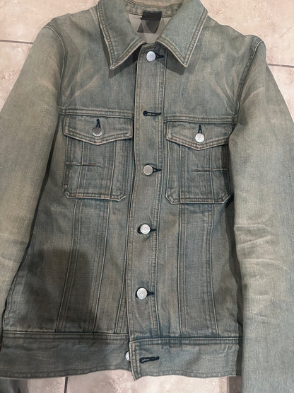 Dior Homme SS04 Strip Blue De Claire Denim Jacket