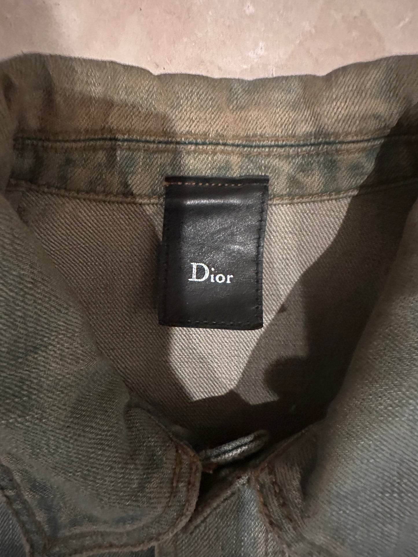 Dior Homme SS04 Strip Blue De Claire Denim Jacket