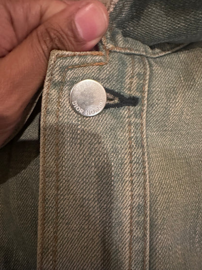 Dior Homme SS04 Strip Blue De Claire Denim Jacket