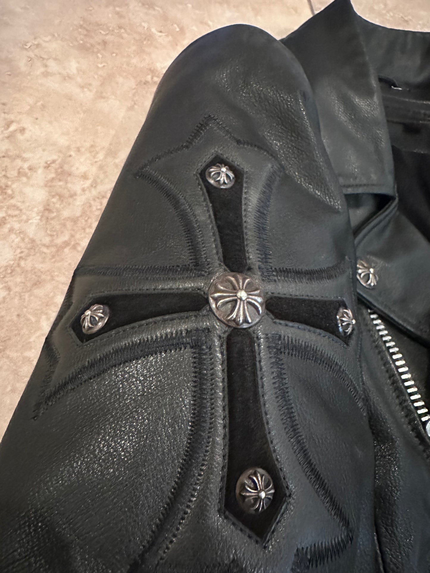 Chrome Hearts Custom Order JJ Dean Leather Jacket