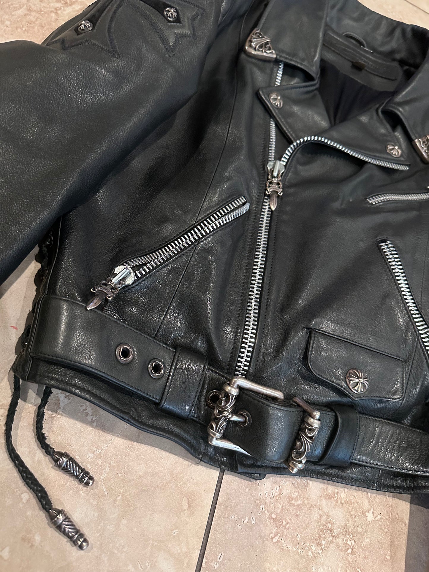 Chrome Hearts Custom Order JJ Dean Leather Jacket