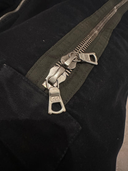 Dries Van Noten AW14 Moleskin Backzip Bomber