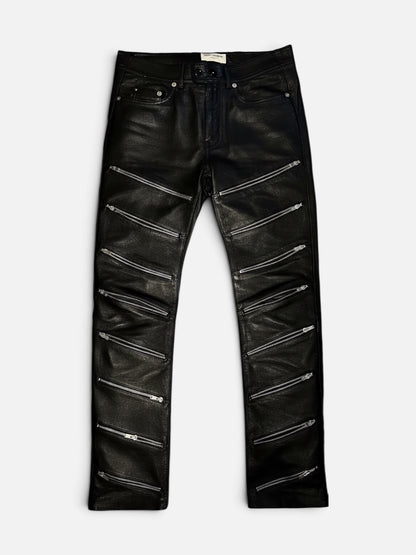 Saint Laurent Paris FW15 Leather Zipper Pants