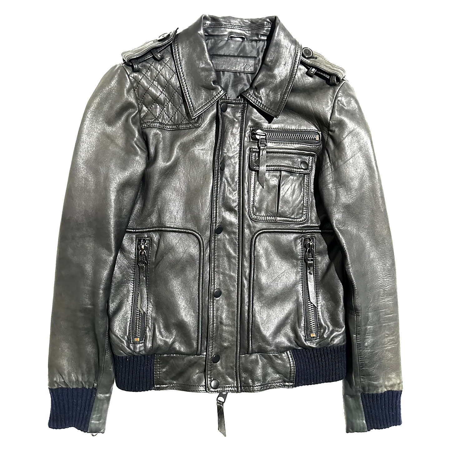 Numbing Leather Jacket