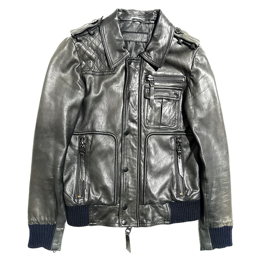 Numbing Leather Jacket