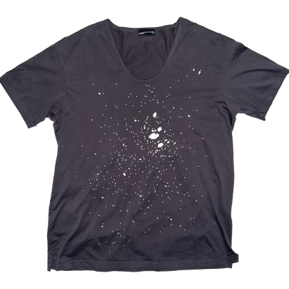 Lad Musician Splatter V Neck T Shirt