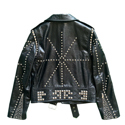 Saint Laurent Paris FW16 "Palladium" Studded Leather Jacket