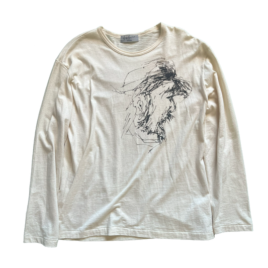 Yohji Yammato Pour Homme Painted Longsleeve