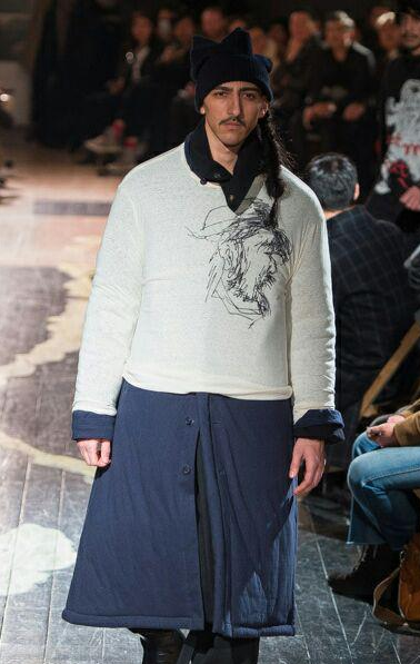 Yohji Yammato Pour Homme Painted Longsleeve